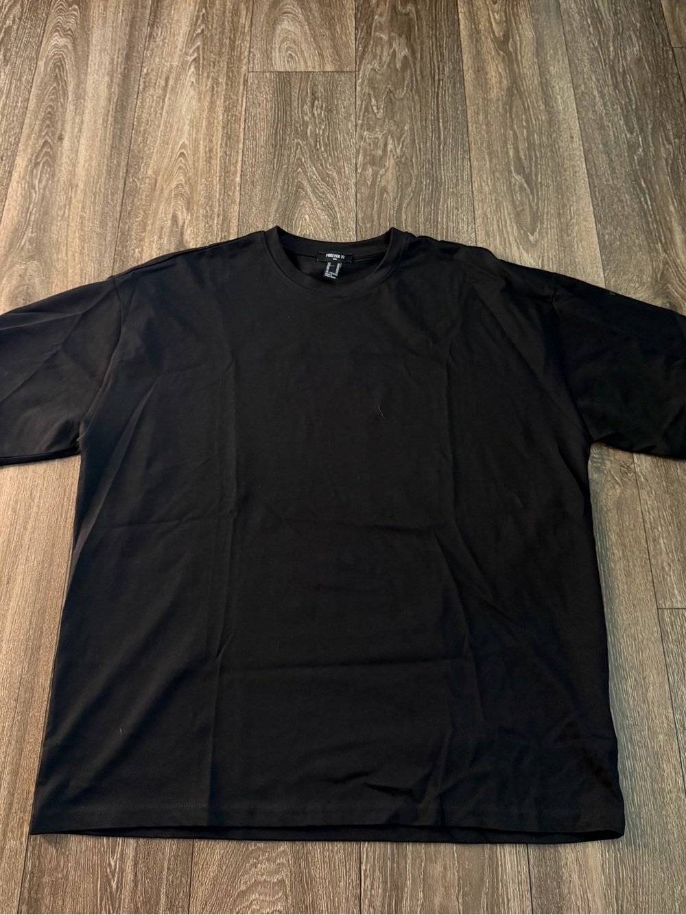 Classic Black Forever 21 Oversized Tee